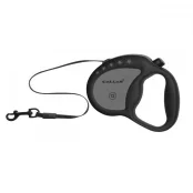 Рулетка для собак вагою до 12 кг, 4 м, чорна