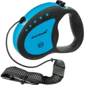 Рулетка для собак вагою до 50 кг, 5 м, блакитна