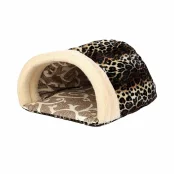 Будиночок Теремок Затишок для собак і котів, з хутра, 35×50×20 см