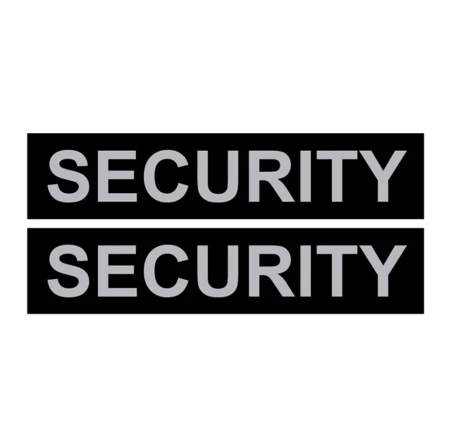 Змінна напис для шлеи Security велика 3-4 розмір, чорна