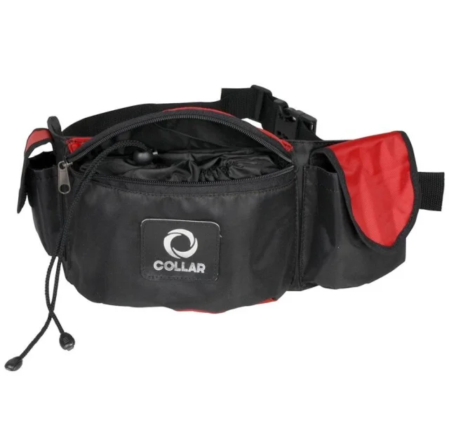 Сумка трьохсекційна Collar Dog Extreme для дресирування собак, чорна, 18×12×7 см
