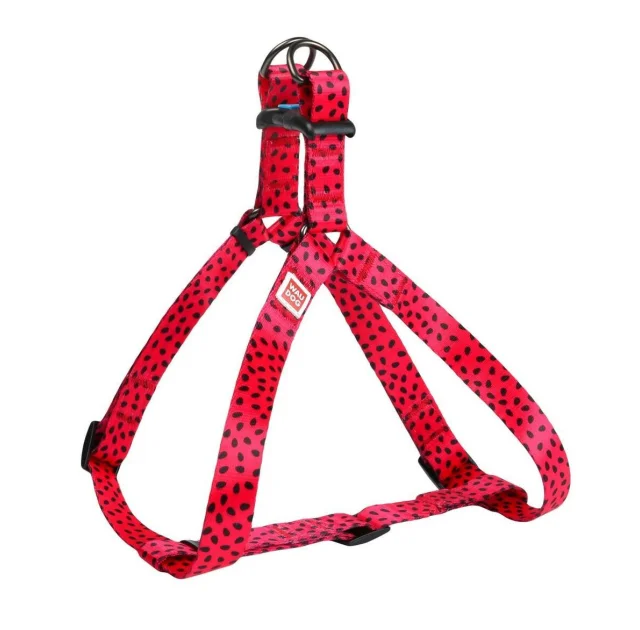 Шлея Waudog Nylon для собак с рисунком Арбуз 25 мм, 60-90 см