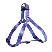 Шлея Waudog Nylon для собак с рисунком Ловец снов 15 мм, 40-55 см