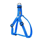 Нейлонова шлея Dog Extreme для собак, регулююча, 20 мм, 50-80 см, блакитна