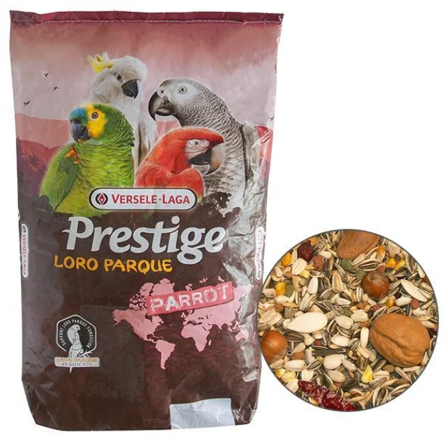 Корм Versele-Laga Prestige Loro Parque Ara Parrot Mix зернова суміш для великих папуг, 15 кг
