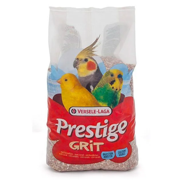 Підживлення Versele-Laga Prestige Grit мінеральна, з коралами, для декоративних птахів, 20 кг