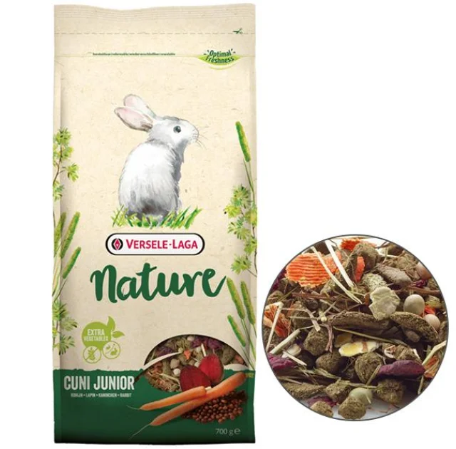 Беззерновой корм Versele-Laga Nature Cuni Junior суперпремиум, для крольчат, 700 г