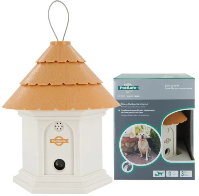 Устройство PetSafe Deluxe Outdoor стационарное, ультразвуковое, от лая собак на улице, 2 режима, до 15 м
