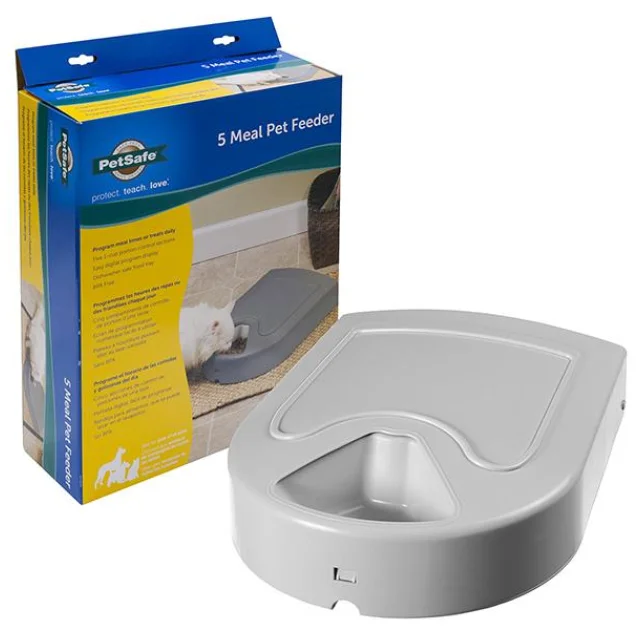 Кормушка автоматическая PetSafe Eatwell 5 Meal Pet Feeder для кошек и собак, с таймером, 39.3×31.2×8.6 см