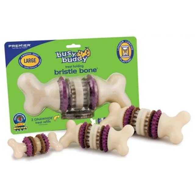 Іграшка Premier Bristle Bone ласощі, для зубів, для собак, S, для собак від 5-10 кг