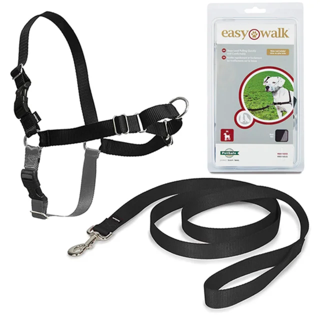 Шлея Premier Easy Walk антирывок, для собак, размер M, черная
