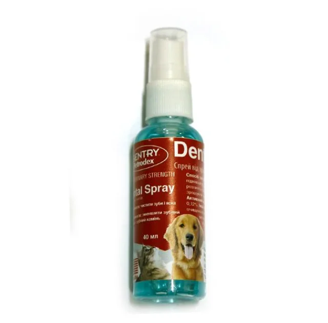 Спрей Sentry Petrodex Dental Spray от зубного налета, для собак и кошек, 118 мл