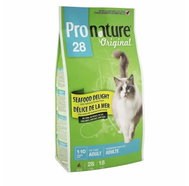 Сухой корм Pronature Original Adult Seafood для котов с морепродуктами, 350 г