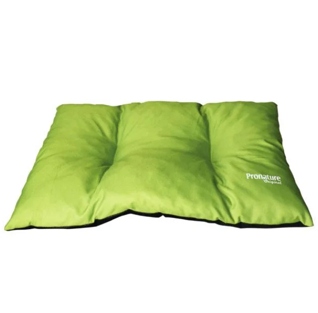 Лежанка Pronature Original фирменная, для собак и кошек, зелёная, 53×40 см