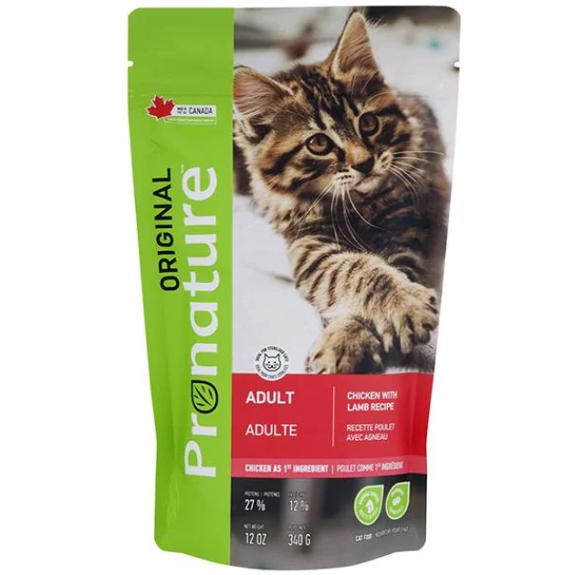 Сухой корм Pronature Original Adult Lamb Chicken с курицей и ягненком, для котов, 2.27 кг