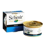 Консерви Schesir Tuna для котів, тунець з рисом, банку, 85 г