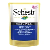 Консерви Schesir Tuna Seabass для котів, тунець з окунем, пауч, 100 г