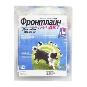 Капли Boehringer Ingelheim Frontline TRI-AKT M против эктопаразитов для собак от 10 до 20 кг, монопипетка