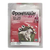 Капли Boehringer Ingelheim Frontline TRI-AKT XL против эктопаразитов для собак от 40 до 60 кг, монопипетка