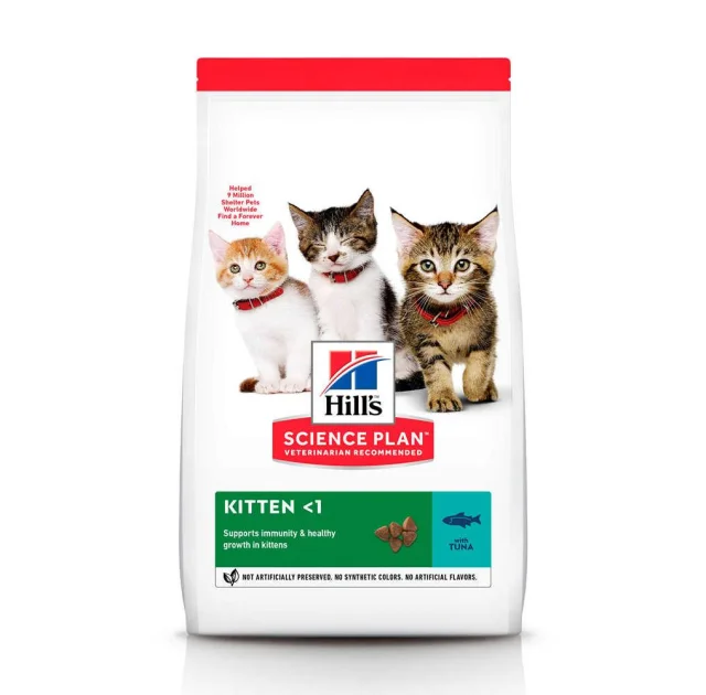 Сухой корм Hill's Science Plan Kitten для котят, с тунцом, 1.5 кг