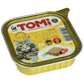 Паштет Tomi poultry liver супер премиум с куриной печенью, для кошек, 100 г