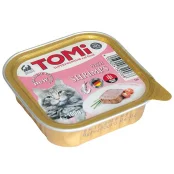 Консерви Tomi shrimps з креветками супер преміум корм для котів, паштет, 100 г