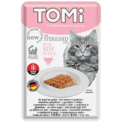 Консерви Tomi Sterilised Beef in Jelly яловичина в желе, для стерилізованих котів, пауч, 85 г