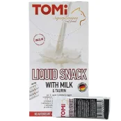 Лакомство Tomi Liquid Snack Milk&Taurin жидкое, молоко с таурином,  для котов, 10 г (цена за 1 стик)