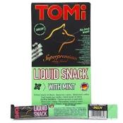 Лакомство Tomi Liquid Snack Mint&Inulin жидкое, мята с инулином, для собак, 15 г