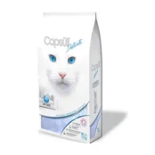 Наполнитель Capsull Delicate baby powder кварцевый, для кошачьего туалета, капсулы 3 мм, 6 кг