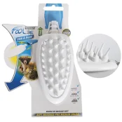 Насадка-щітка FoOlee Easee Soft Massage Pro Medium Brush змінна, для будь-якої шерсті, середня, біла