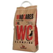 Наполнитель WC WhoCares Clumping комкующийся, в кошачий туалет, 10 кг