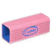 Щітка CarPet Pet Hair Remover від шерсті тварин з одягу, меблів, автомобіля, рожева, 12х4х4 см