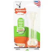 Жевательная игрушка Nylabone FlexiChew Regular кость для собак с умеренным стилем грызения, вкус курицы