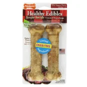 Лакомство Nylabone Healthy Edibles Wolf для собак с чувствительным пищеварением, вкус филе миньон, 152 г