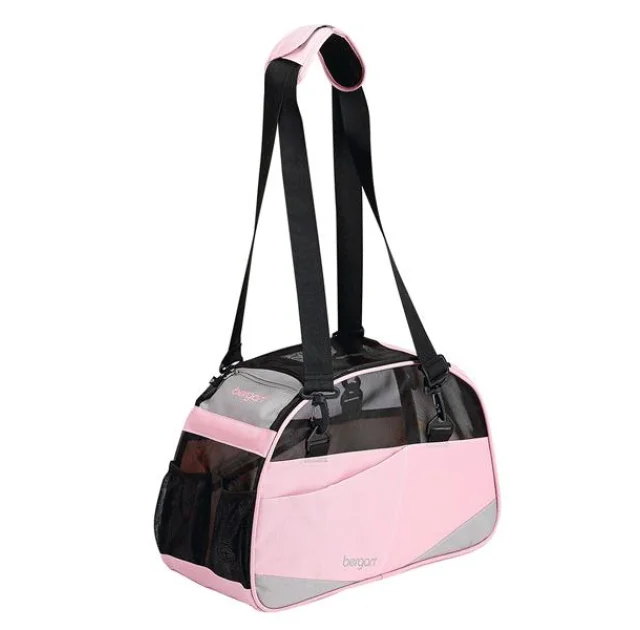 Сумка-переноска Bergan Voyager Comfort Carrier для собак и кошек, розовая, 43×30×20 см