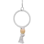 Іграшка Flamingo Ring мотузяне кільце, для папуг, маленька, 19.5х5х36 см