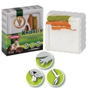 Минеральный камень Flamingo Knibbles Cereal для грызунов, со злаками для гигиены зубов, 75 г