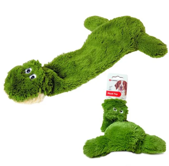 Іграшка Flamingo Shaky Frog м'яка, для собак, плюш, 50 см