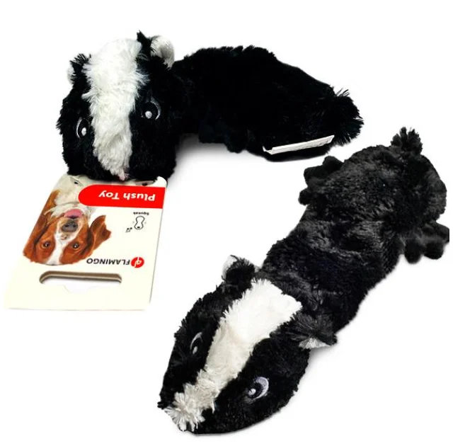 Іграшка Flamingo Shaky Skunk м'яка, для собак, плюш, 32х14 см