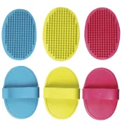 Щітка Flamingo Brush Oval масажна, для собак, овальна, гума
