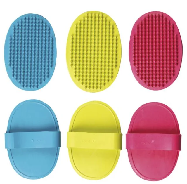 Щітка Flamingo Brush Oval масажна, для собак, овальна, гума