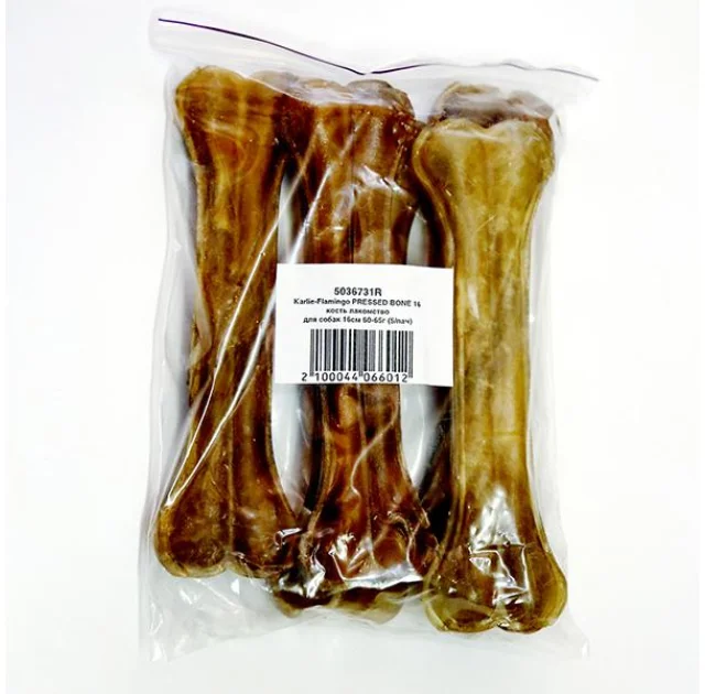 Ласощі Flamingo Pressed Bone для собак, кістка жувальна, 5 см, 9-10 г