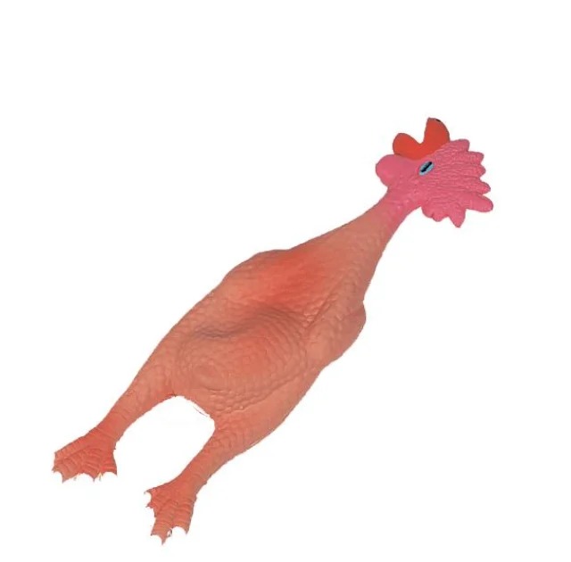 Іграшка Flamingo Chicken Small для собак, курка з латексу, 6х6х24 см
