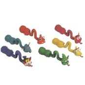 Іграшки Flamingo Pop-Up Tongue для собак, звірятка з мовою, латекс, 21х5х7 см