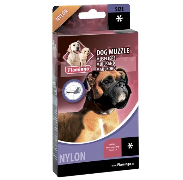 Намордник Flamingo Muzzle Special для пород боксер, нейлон