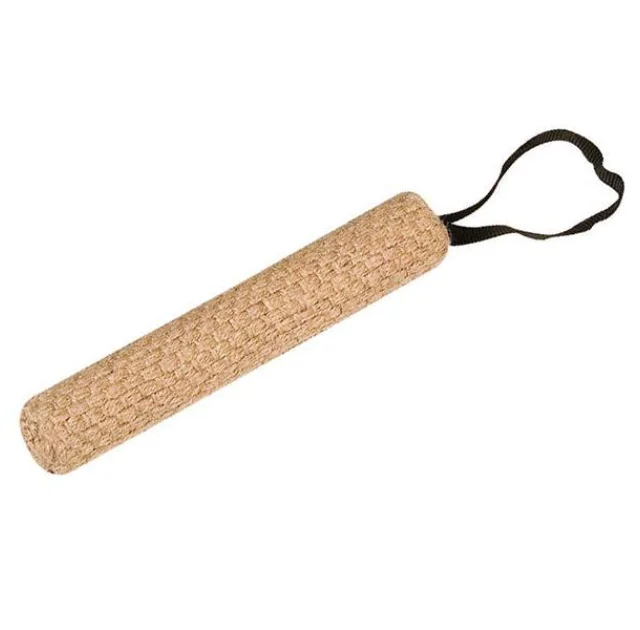 Іграшка Flamingo Sisal Dummy Handles для собак, апорт з ручкою, сизаль, M, 26х4.4 см