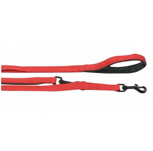 Перестіжки Flamingo Training Lead Soft Grip для собак, з м'якою ручкою, чорно-синій, 2 м, 20 мм