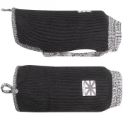 Джемпер Flamingo Sweater Jolly с петелькой для хвоста, для собак, черный, 38 см