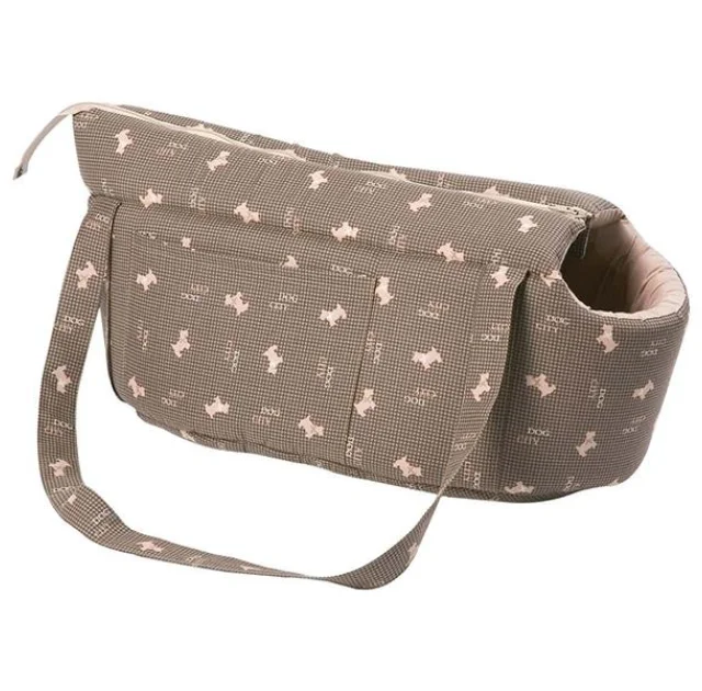 Сумка-переноска Flamingo Dogcity для собак и котов, 50×25×23 см